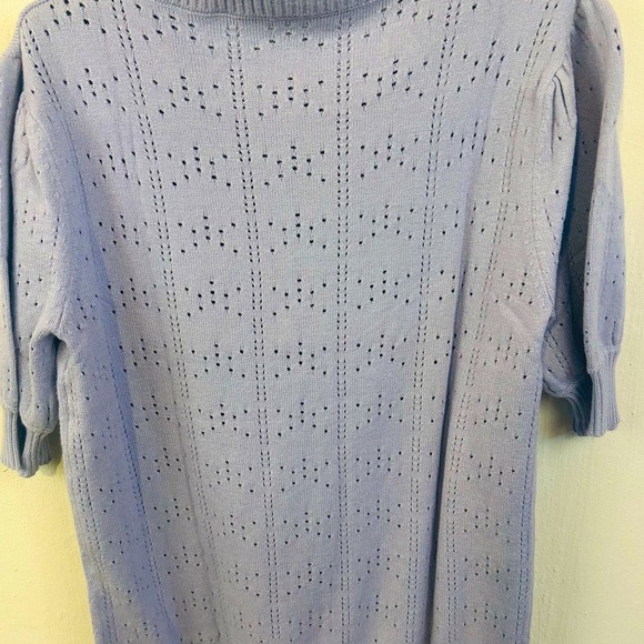Amazon Elbow Length Sweater size L Violet (Light Purple)EUC casual Cute Workwear - Picture 3 of 3